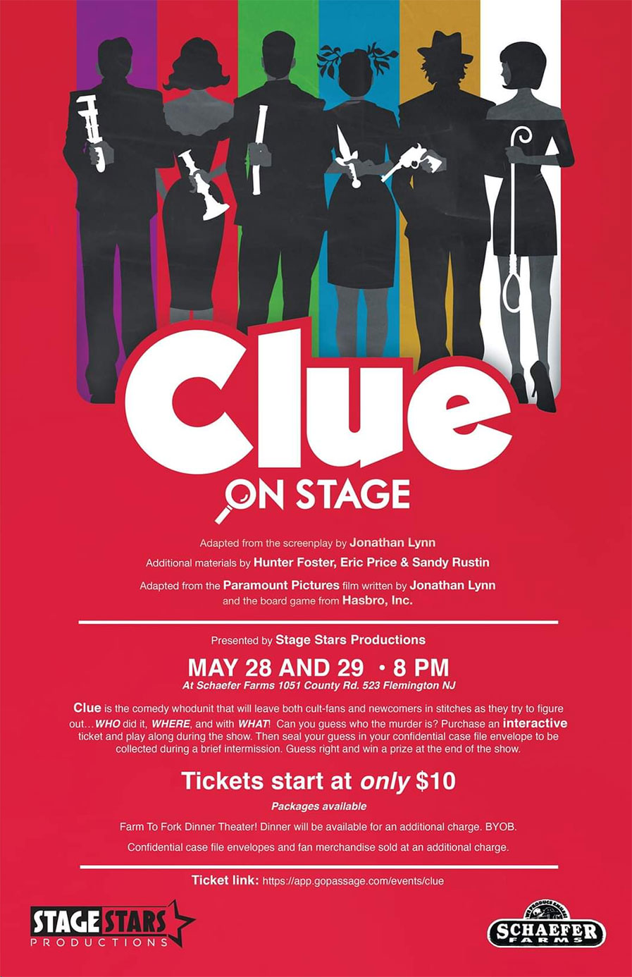 Clue: On Stage